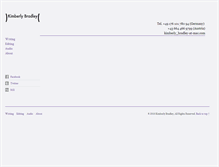 Tablet Screenshot of kimberly-bradley.com